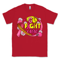 Red breast cancer go fight cure softball Classic Tee - JahusDesignShop