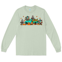 Matcha fall cactus pumpkin truck Long Sleeve Tee - JahusDesignShop