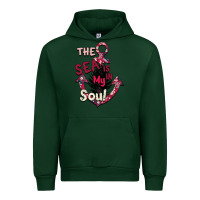 Forest Green Summer decor The sea is in my Soul Urban Hoodie - Bettercallsaul