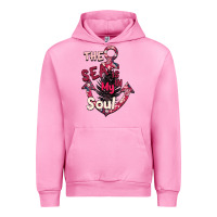 Fuchsia Pink Summer decor The sea is in my Soul Urban Hoodie - Bettercallsaul