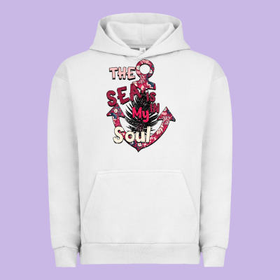 Summer Decor The Sea Is In My Soul Urban Hoodie Designed By Bettercallsaul