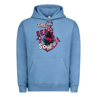 Pigment Pebble Blue Summer decor The sea is in my Soul Urban Hoodie - Bettercallsaul
