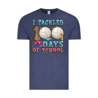 Vintage Denim i tackled 100 days of school volleyball Vintage Tee - Zillion Design Studio