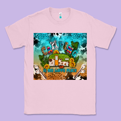 Camping Is My Happy Place Classic Tee Designed By Adodesignshop