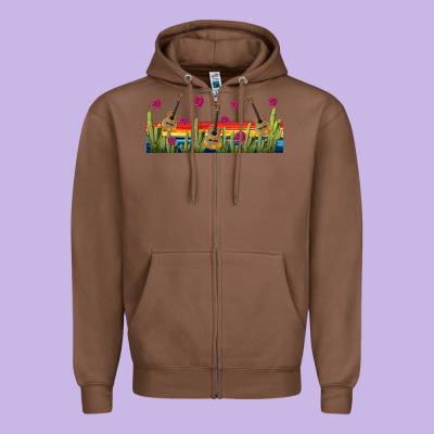 Mexican Sombrero Guitar Libbey Glass Zipper Hoodie Designed By Bundleandbundleshop