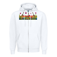 White mexican sombrero guitar libbey glass Zipper Hoodie - BundleAndBundleShop