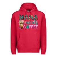 Cardinal Mama Needs Coffee Bbs Premium Hoodie - BundleAndBundleShop
