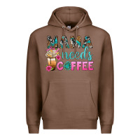 Chestnut Mama Needs Coffee Bbs Premium Hoodie - BundleAndBundleShop
