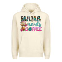 Sandshell Mama Needs Coffee Bbs Premium Hoodie - BundleAndBundleShop