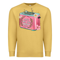 Antique Gold let s get this bread malia Premium Sweatshirt - MaliasSmallBusiness