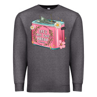 Charcoal Heather let s get this bread malia Premium Sweatshirt - MaliasSmallBusiness