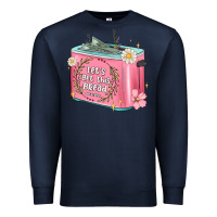 Navy let s get this bread malia Premium Sweatshirt - MaliasSmallBusiness