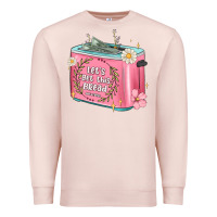 Pale Pink let s get this bread malia Premium Sweatshirt - MaliasSmallBusiness