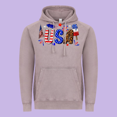 Vintage Hoodie usa 4th of july