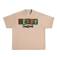 Burro Merry Christmas Urban Heavy Tee - CowhideDigitalArt