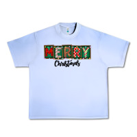 Grape Ice Merry Christmas Urban Heavy Tee - CowhideDigitalArt