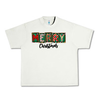 Pistachio Merry Christmas Urban Heavy Tee - CowhideDigitalArt