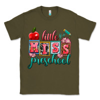 Army Green little miss preschool Classic Tee - AdoDesignShop