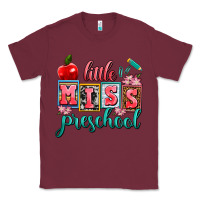 Burgundy little miss preschool Classic Tee - AdoDesignShop
