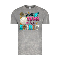 Cloud Rock small town big spirit volleyball Vintage Tee - Zillion Design Studio