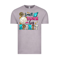 Vintage Zinc small town big spirit volleyball Vintage Tee - Zillion Design Studio