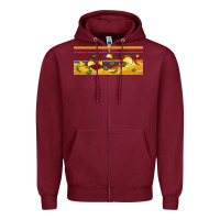 Burgundy taco and nachos libbey glass Zipper Hoodie - BundleAndBundleShop