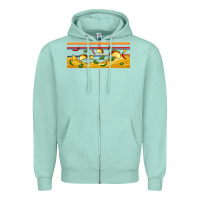 Seafoam taco and nachos libbey glass Zipper Hoodie - BundleAndBundleShop