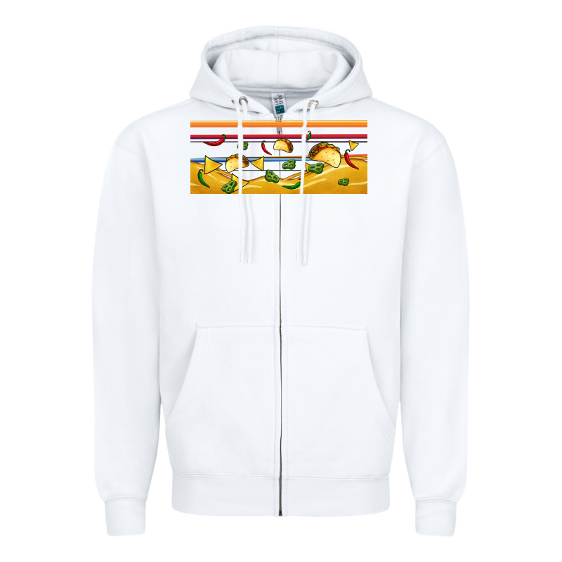Taco And Nachos Libbey Glass Zipper Hoodie by BundleAndBundleShop | Teevron