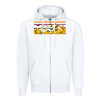 White taco and nachos libbey glass Zipper Hoodie - BundleAndBundleShop