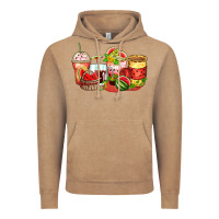 Vintage Coffee watermelon farm fresh coffee cups Vintage Hoodie - Zillion Design Studio
