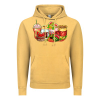 Vintage Mustard watermelon farm fresh coffee cups Vintage Hoodie - Zillion Design Studio