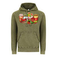 Vintage Olive watermelon farm fresh coffee cups Vintage Hoodie - Zillion Design Studio