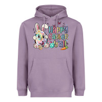 Lavender happy easter y'all Heavyweight Hoodie - MaliasSmallBusiness