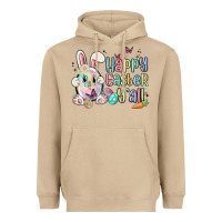 Mushroom happy easter y'all Heavyweight Hoodie - MaliasSmallBusiness
