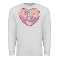 Dove Grey self love is the best kind of love malias Premium Sweatshirt - MaliasSmallBusiness