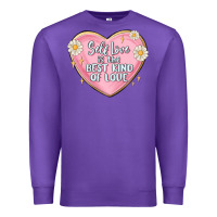 Purple self love is the best kind of love malias Premium Sweatshirt - MaliasSmallBusiness