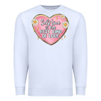 White self love is the best kind of love malias Premium Sweatshirt - MaliasSmallBusiness