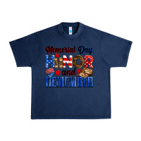 Navy Memorial day honor and remember Urban Heavy Tee - Neo Western