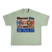 Oil Green Memorial day honor and remember Urban Heavy Tee - Neo Western
