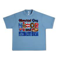 Pebble Blue Memorial day honor and remember Urban Heavy Tee - Neo Western
