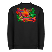 Black mexico map Heavyweight Sweatshirt - Zillion Design Studio
