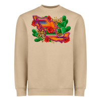 Mushroom mexico map Heavyweight Sweatshirt - Zillion Design Studio