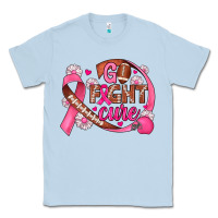 Dusty Blue breast cancer go fight cure football Classic Tee - JahusDesignShop