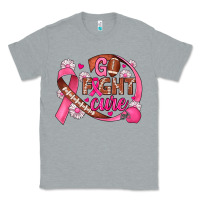 Heather Grey breast cancer go fight cure football Classic Tee - JahusDesignShop
