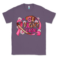 Lavender breast cancer go fight cure football Classic Tee - JahusDesignShop
