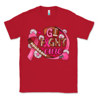 Red breast cancer go fight cure football Classic Tee - JahusDesignShop
