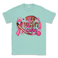 Seafoam breast cancer go fight cure football Classic Tee - JahusDesignShop