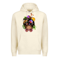 Sandshell Beach Hair Afro Messy Bun Bbs Premium Hoodie - BundleAndBundleShop
