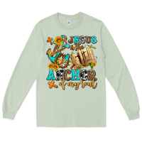 Matcha jesus is the anchor of my soul Long Sleeve Tee - AdoDesignShop
