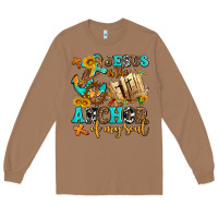 Toasted Coconut jesus is the anchor of my soul Long Sleeve Tee - AdoDesignShop